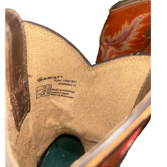 ARIAT BOYS' EARTH WORKHOG® WESTERN BOOTS - SQUARE TOE $120 - Picture 8 of 8